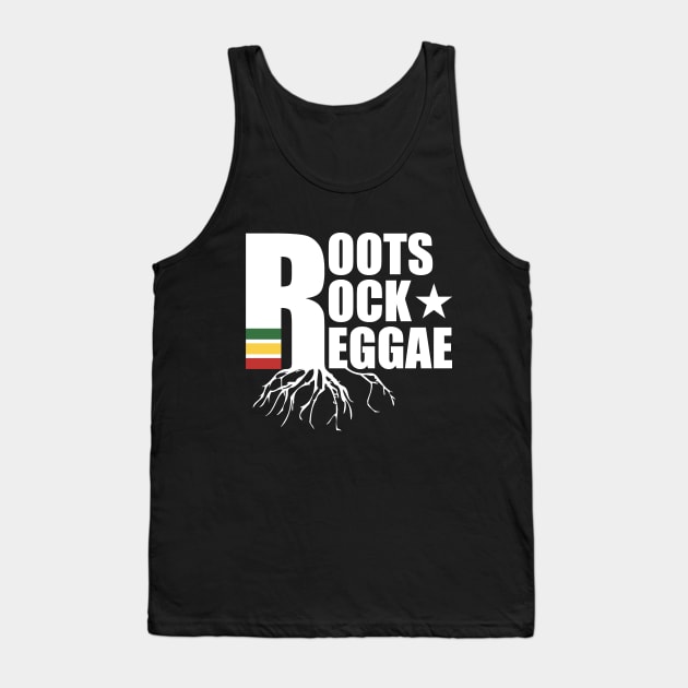 Roots Rock Reggae Tank Top by LionTuff79